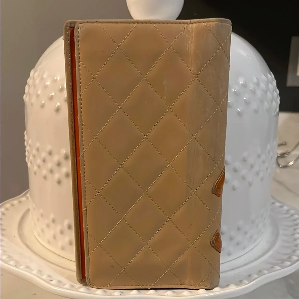 Chanel Quilted Beige Wallet